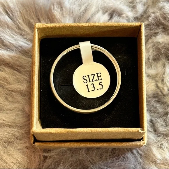 Men’s 6mm polished Titanium comfort band wedding ring NIB 13.5 - Picture 9 of 11